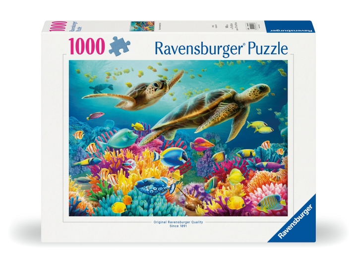 Ravensburger Puzzel Blauwe Onderwaterwereld 1000p (12000577) in de groep SPORT, VRIJE TIJD & HOBBY / Hobby / Puzzel bij TP E-commerce Nordic AB (D01989)