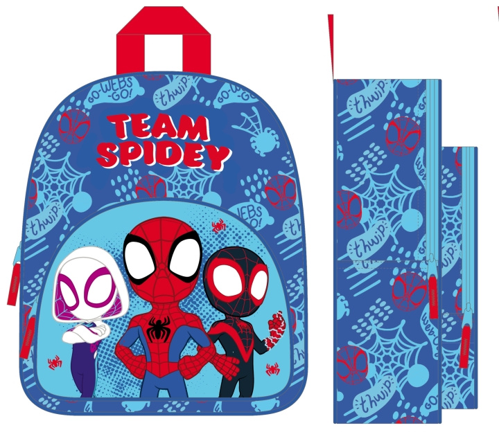 Undercover Spidey - backpack with front pocket (6600000091) in de groep SPEELGOED, KINDER- & BABYPRODUCTEN / Reizen / Kindertassen bij TP E-commerce Nordic AB (D01992)