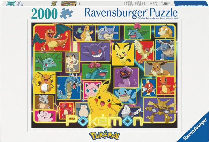 Ravensburger Puzzel Pokémon 2000p (12001130) in de groep SPORT, VRIJE TIJD & HOBBY / Hobby / Puzzel bij TP E-commerce Nordic AB (D01994)