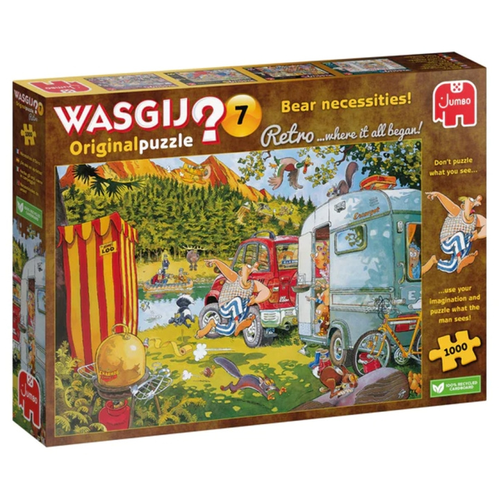 Wasgij Retro Original #7, Beer benodigdheden! 1000 stukjes (JUM0016) in de groep SPORT, VRIJE TIJD & HOBBY / Hobby / Puzzel bij TP E-commerce Nordic AB (D02032)