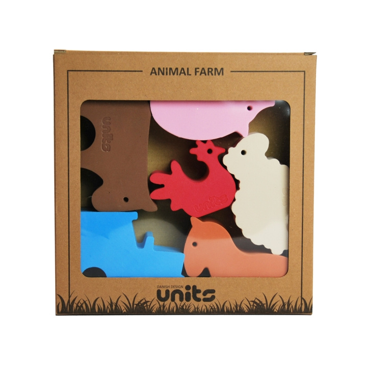 Units 6 Small Farm Animals in Box (190) in de groep SPEELGOED, KINDER- & BABYPRODUCTEN / Babyspeelgoed / Activiteitenspeelgoed bij TP E-commerce Nordic AB (D02053)