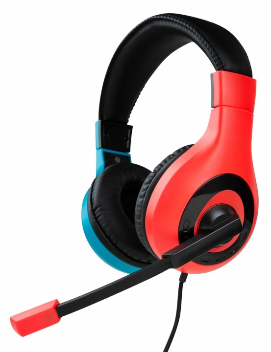 NACON Stereo Gaming Headset -Rood/Blauw in de groep COMPUTERS & RANDAPPARATUUR / GAMING / Koptelefoon bij TP E-commerce Nordic AB (D02068)