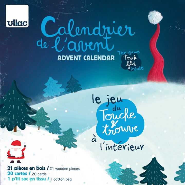 Vilac Advent Calendar - Touch & Find - (1223) in de groep SPEELGOED, KINDER- & BABYPRODUCTEN / Speelgoed / Adventkalender bij TP E-commerce Nordic AB (D02095)