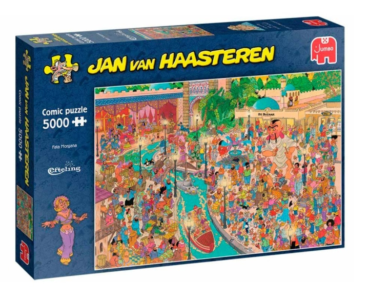 Jumbo Jan van Haasteren - Fata Morgana (5000 stuks) (JUM01845) in de groep SPORT, VRIJE TIJD & HOBBY / Hobby / Puzzel bij TP E-commerce Nordic AB (D02096)