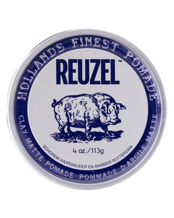 Reuzel Clay Matte Pomade 113 ml in de groep BEAUTY & HEALTH / Haar & Styling / Hair styling / Haarwax bij TP E-commerce Nordic AB (D02135)