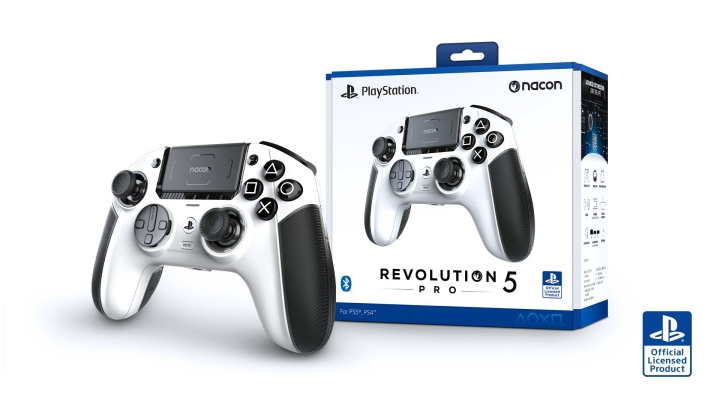 NACON PS5 Revolution 5 Pro Controller Wit in de groep HOME ELECTRONICS / Spelconsoles en accessoires / Sony PlayStation 5 / Accessoires bij TP E-commerce Nordic AB (D02174)