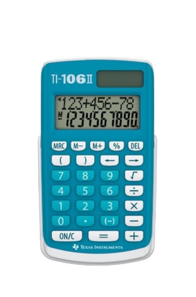 Texas Instruments TI-106 II Eenvoudige Rekenmachine in de groep HUISHOUDEN & TUIN / Kantoormateriaal / Overige bij TP E-commerce Nordic AB (D02176)