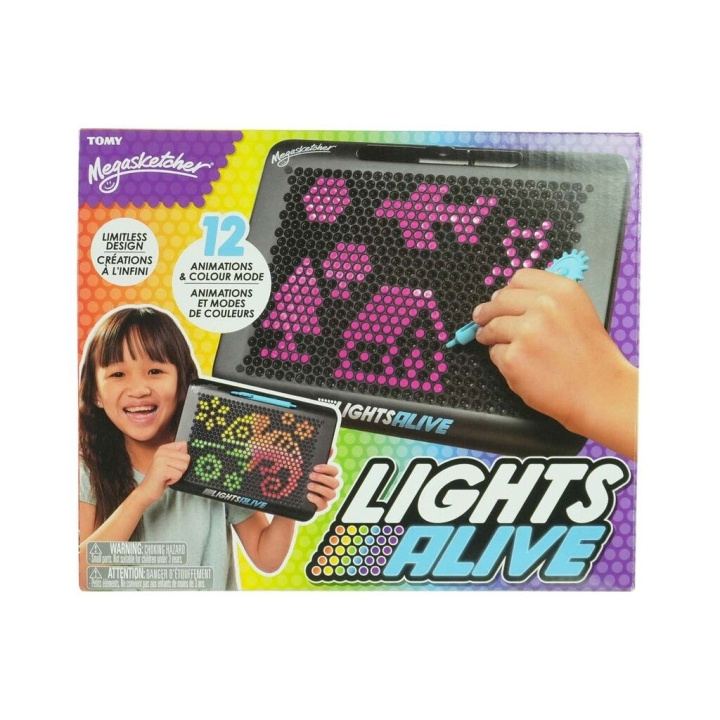 Tomy Megasketcher - Lights Alive (93-73672) in de groep SPEELGOED, KINDER- & BABYPRODUCTEN / Speelgoed / Ambachten bij TP E-commerce Nordic AB (D02242)