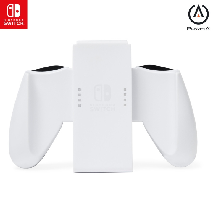 PowerA Joy-Con Comfort Grip - Wit (Nintendo Switch) in de groep HOME ELECTRONICS / Spelconsoles en accessoires / Nintendo Switch / Accessoires bij TP E-commerce Nordic AB (D02259)