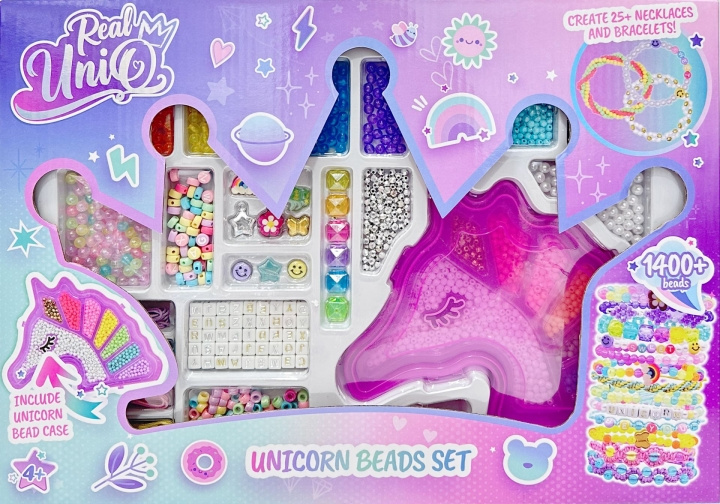 Real UniQ Unicorn Beads Set (30470) in de groep SPEELGOED, KINDER- & BABYPRODUCTEN / Speelgoed / Ambachten bij TP E-commerce Nordic AB (D02272)