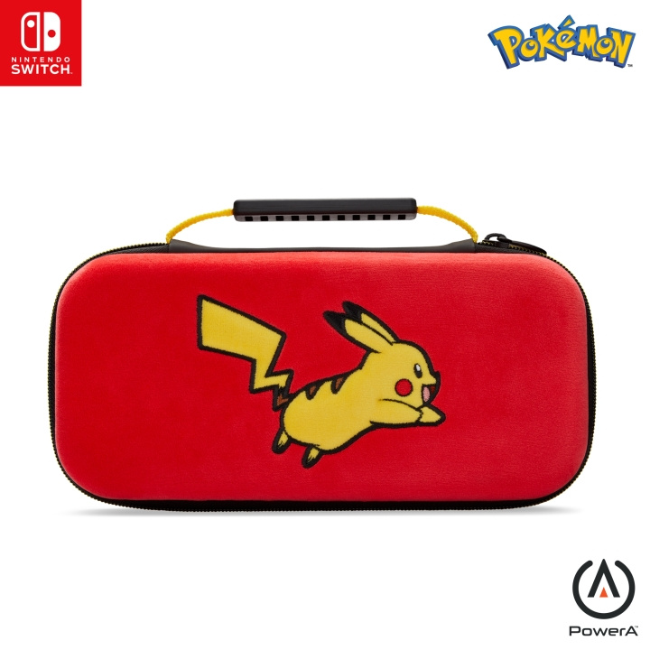 PowerA Beschermhoes - Pikachu Jump (Nintendo Switch) in de groep HOME ELECTRONICS / Spelconsoles en accessoires / Nintendo Switch / Accessoires bij TP E-commerce Nordic AB (D02284)