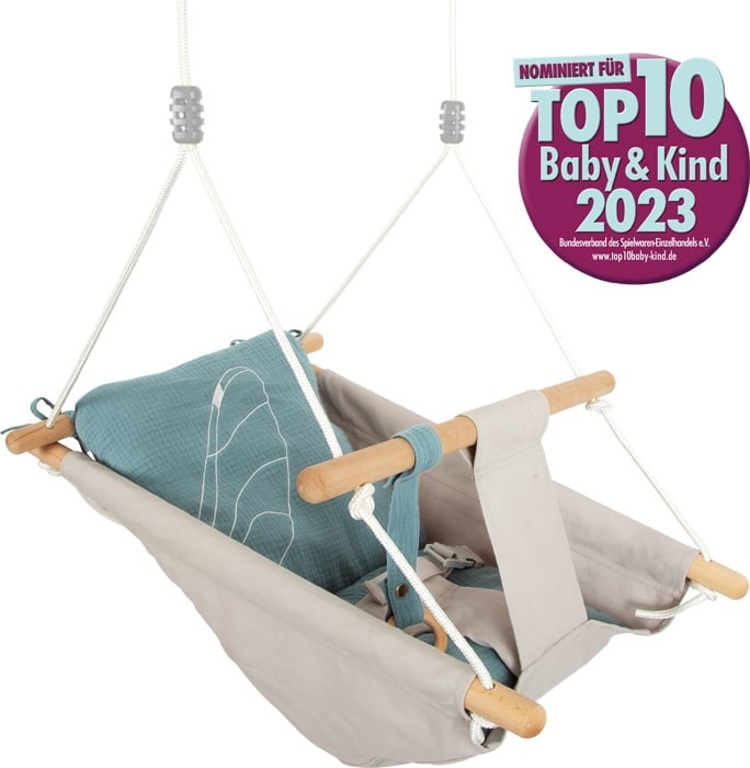 Small Foot Babyschommel met kussen - Seaside (I-SF12327) in de groep SPEELGOED, KINDER- & BABYPRODUCTEN / Kinderkamer / Overige meubels bij TP E-commerce Nordic AB (D02315)