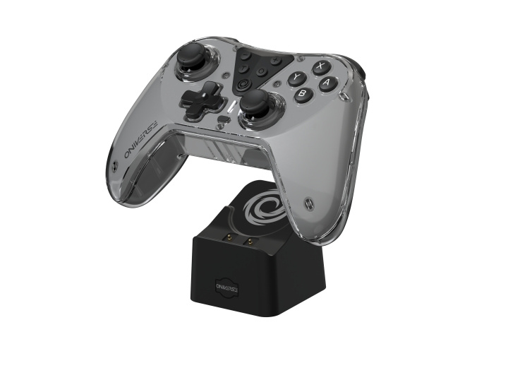 Oniverse Nintendo Switch Oniverse Astralite Controller Draadloos Gerookt Zwart inkl. Laadstation in de groep HOME ELECTRONICS / Spelconsoles en accessoires / Nintendo Switch / Accessoires bij TP E-commerce Nordic AB (D02338)