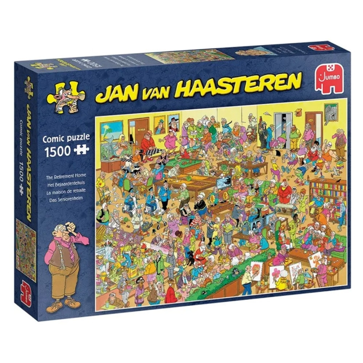 Jan van Haasteren Senior Home (1500 stukjes) (JUM0068) in de groep SPORT, VRIJE TIJD & HOBBY / Hobby / Puzzel bij TP E-commerce Nordic AB (D02340)