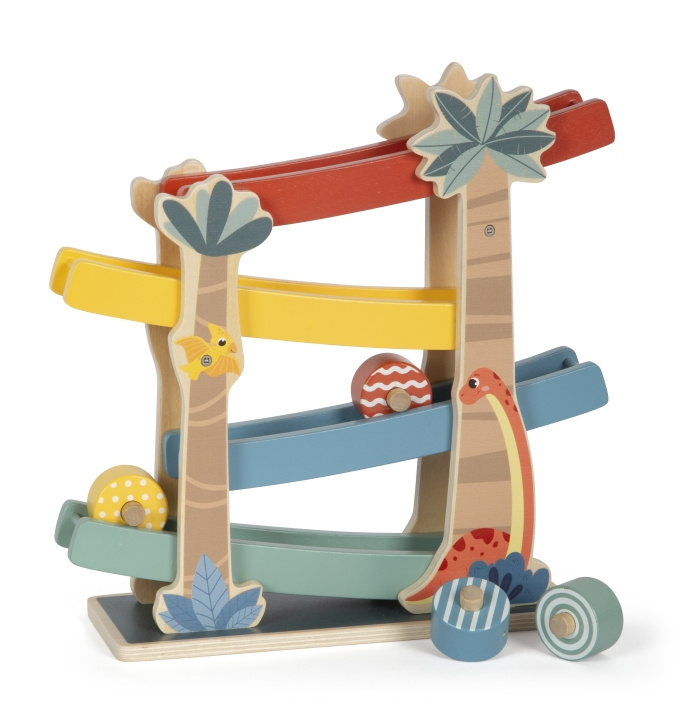 Small Foot Balspoor Dino met 4 spinners - (I-SF12614) in de groep SPEELGOED, KINDER- & BABYPRODUCTEN / Babyspeelgoed / Activiteitenspeelgoed bij TP E-commerce Nordic AB (D02373)