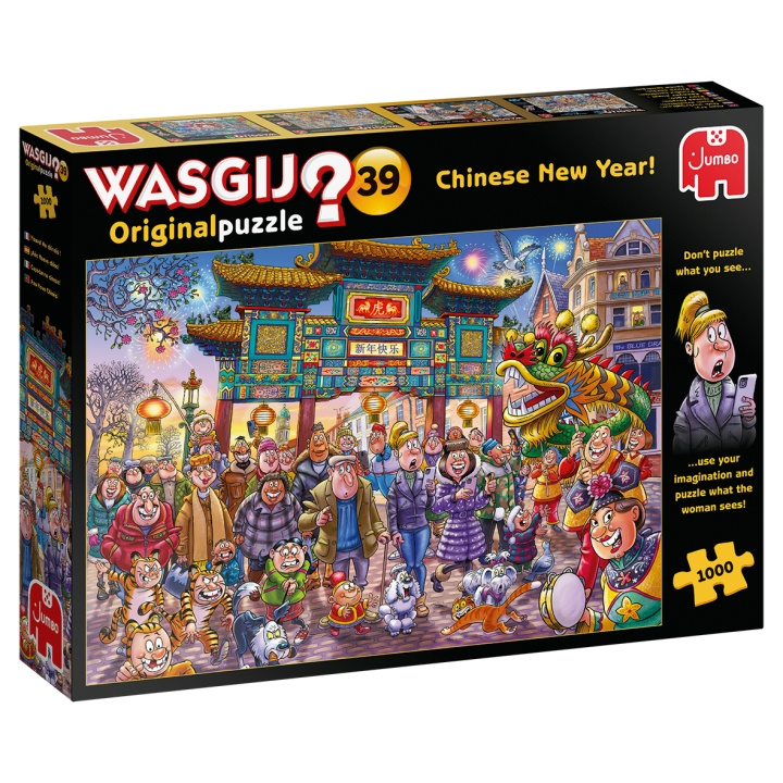 Wasgij Origineel #39, Chinees Nieuwjaar! 1000 stukjes (JUM5011) in de groep SPORT, VRIJE TIJD & HOBBY / Hobby / Puzzel bij TP E-commerce Nordic AB (D02442)