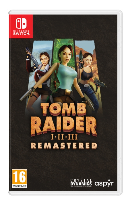 Tomb Raider I-III Remastered (Switch) in de groep HOME ELECTRONICS / Spelconsoles en accessoires / Nintendo Switch / Games bij TP E-commerce Nordic AB (D02444)