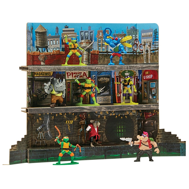 Teenage Mutant Ninja Turtles Turtles - Mutant Mayhem Mini Figure Battle Pack (46-83562) in de groep SPEELGOED, KINDER- & BABYPRODUCTEN / Speelgoed / Figuren, Miniaturen & accessoires bij TP E-commerce Nordic AB (D02459)