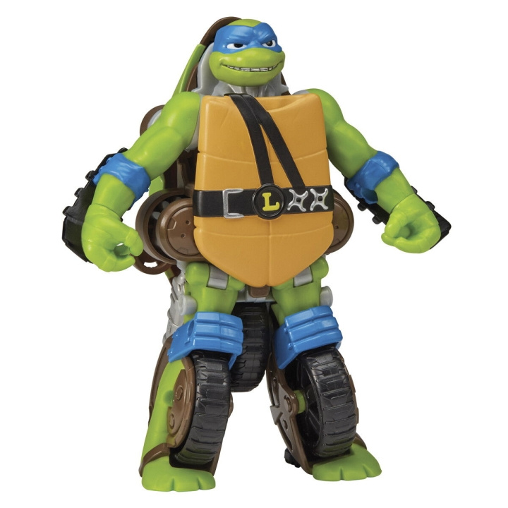 Teenage Mutant Ninja Turtles Turtles - Mutant Mayhem Transformer Turtle - Leonardo in de groep SPEELGOED, KINDER- & BABYPRODUCTEN / Speelgoed / Figuren, Miniaturen & accessoires bij TP E-commerce Nordic AB (D02471)