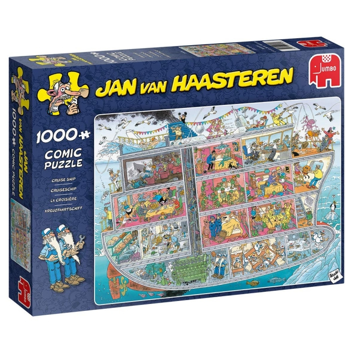 Jan van Haasteren Cruiseschip (1000 stukjes) (JUM0021) in de groep SPORT, VRIJE TIJD & HOBBY / Hobby / Puzzel bij TP E-commerce Nordic AB (D02491)