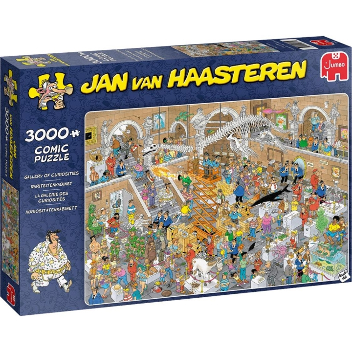 Jan van Haasteren Curiositeitengalerij (3000 stukjes) (JUM0031) in de groep SPORT, VRIJE TIJD & HOBBY / Hobby / Puzzel bij TP E-commerce Nordic AB (D02495)