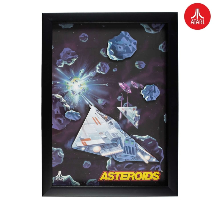 ThumbsUp Officiële Atari 3D Muurkunst - Asteroïden Collectie in de groep SPORT, VRIJE TIJD & HOBBY / Leuke dingen / Leuke dingen bij TP E-commerce Nordic AB (D02516)