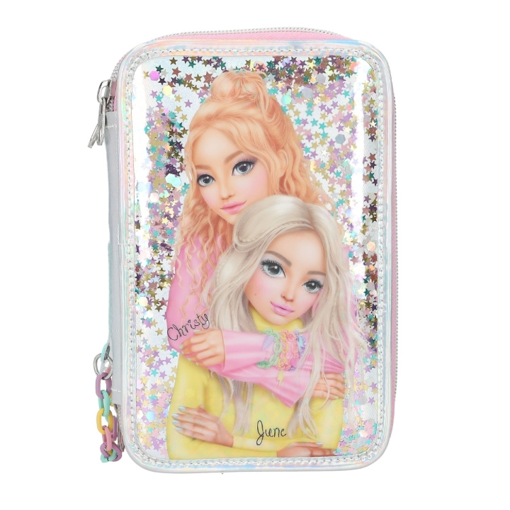 TOPModel Triple Pencil Case ELECTRIC ( 0413196 ) in de groep SPEELGOED, KINDER- & BABYPRODUCTEN / Speelgoed / Tekenen & Tellen bij TP E-commerce Nordic AB (D02537)