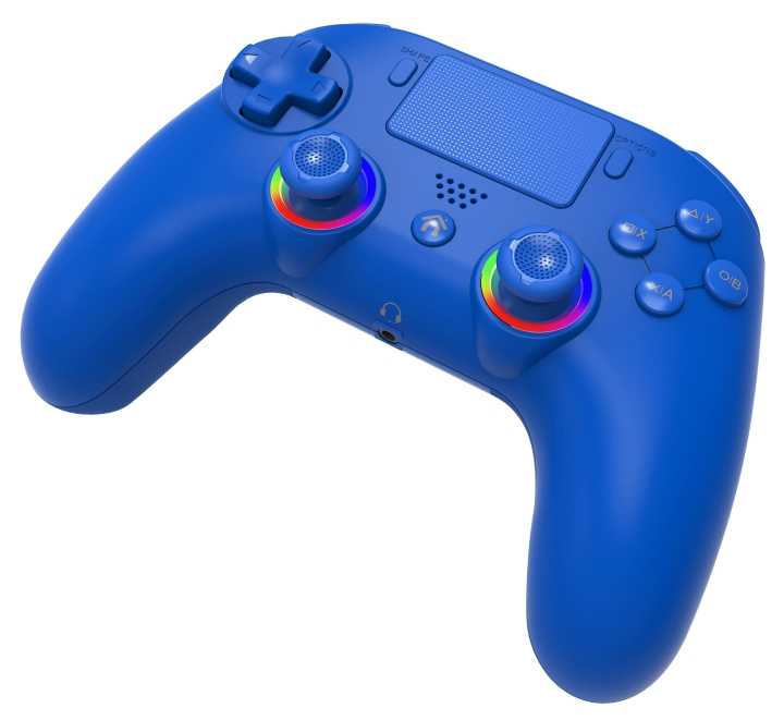 SuBsonic Draadloze Led Controller PS4 Blauw - PS4/Pc in de groep HOME ELECTRONICS / Spelconsoles en accessoires / Sony PlayStation 4 / Accessoires bij TP E-commerce Nordic AB (D02546)