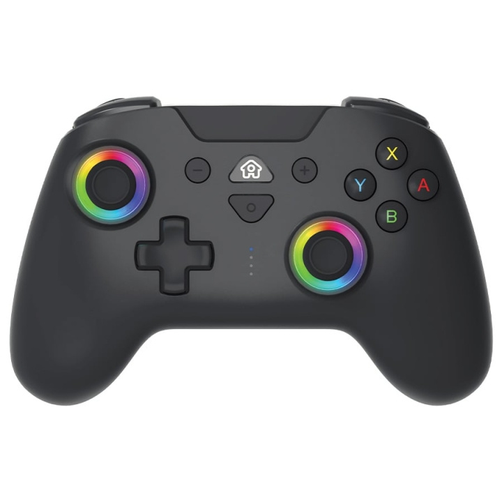 SuBsonic Draadloze Led Controller Zwart - Nintendo Switch in de groep HOME ELECTRONICS / Spelconsoles en accessoires / Nintendo Switch / Accessoires bij TP E-commerce Nordic AB (D02547)