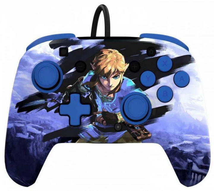 PDP Gaming Rematch Bedrade controller - Zelda Warrior Link in de groep HOME ELECTRONICS / Spelconsoles en accessoires / Nintendo Switch / Accessoires bij TP E-commerce Nordic AB (D02573)