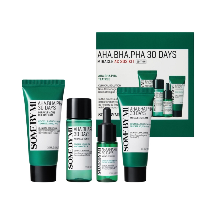 Some By Mi AHA BHA PHA 30 Dagen Mirakel AC S.O.S. KIT in de groep BEAUTY & HEALTH / Huidsverzorging / Gezicht / Schoonmaak bij TP E-commerce Nordic AB (D02599)