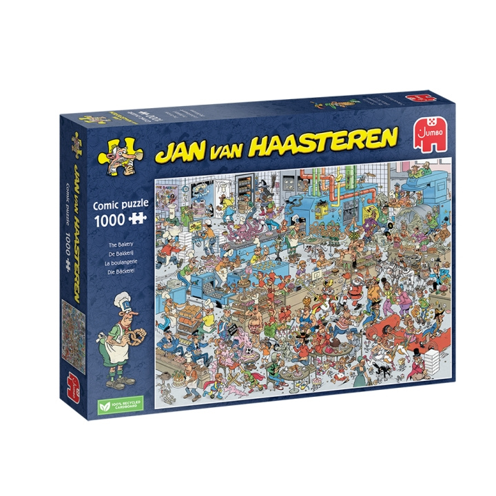 Jan van Haasteren De bakkerij (1000 stukjes) (JUM01843) in de groep SPORT, VRIJE TIJD & HOBBY / Hobby / Puzzel bij TP E-commerce Nordic AB (D02611)