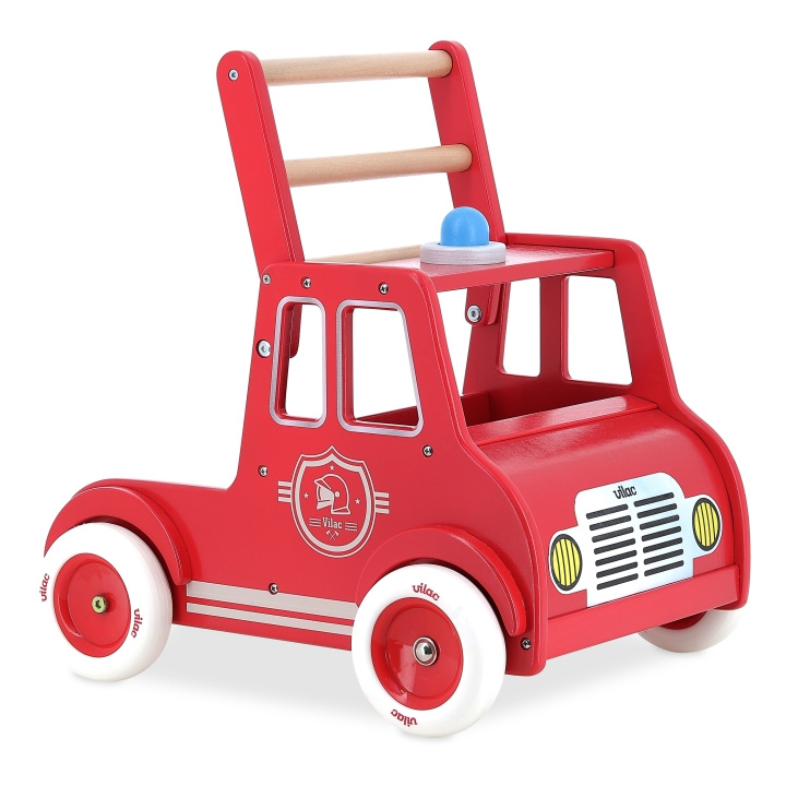 Vilac Ride-On Firetruck - (1135) in de groep SPEELGOED, KINDER- & BABYPRODUCTEN / Babyspeelgoed / Loopstoeltjes bij TP E-commerce Nordic AB (D02612)