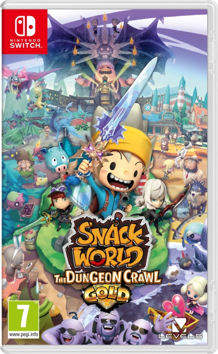 Snack World: The Dungeon Crawl - Gold (Switch) in de groep HOME ELECTRONICS / Spelconsoles en accessoires / Nintendo Switch / Games bij TP E-commerce Nordic AB (D02636)