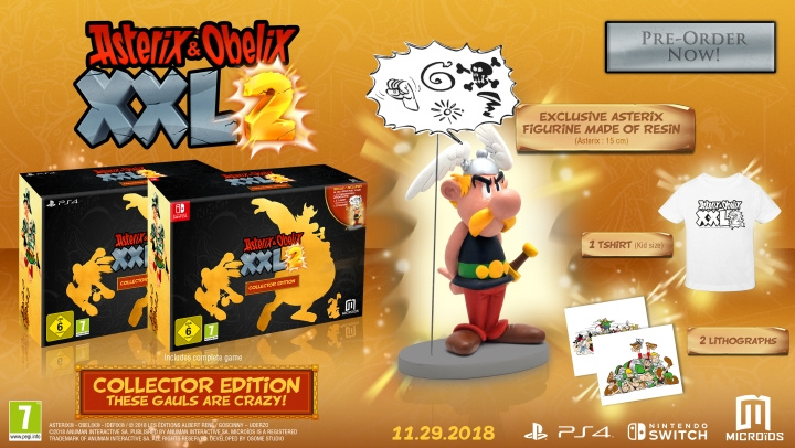 Asterix & Obelix XXL 2 (Collector\'s Edition) (Switch) in de groep HOME ELECTRONICS / Spelconsoles en accessoires / Nintendo Switch / Games bij TP E-commerce Nordic AB (D03002)