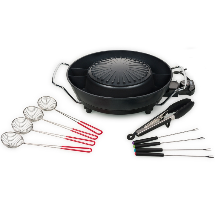 Tristar Koreansk grill PZ-9131 Elektrisk Hot Pot Ø 24 cm 1800W 3l in de groep HUISHOUDEN & TUIN / Tuinproducten / Barbecue & Accessoires bij TP E-commerce Nordic AB (D03042)