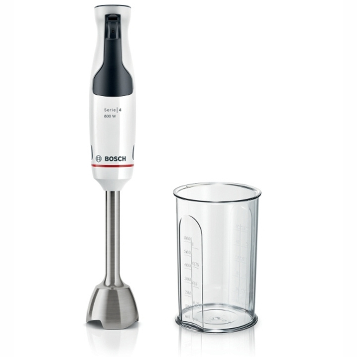 Bosch Stavmixer MSM4W410 inkl Bägare Anti Splash tec in de groep HUISHOUDEN & TUIN / Huishoudelijke apparaten / Keukentools & -apparatuur / Staafmixers bij TP E-commerce Nordic AB (D03051)