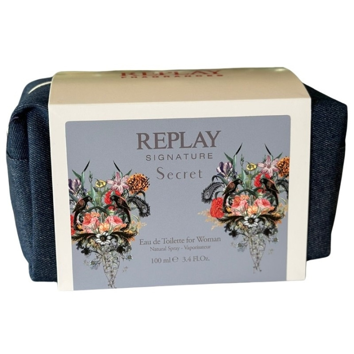 Replay Giftset Replay Signature Secret Woman Edt 100ml + Pochette in de groep BEAUTY & HEALTH / Cadeausets / Cadeausets voor haar bij TP E-commerce Nordic AB (D03069)