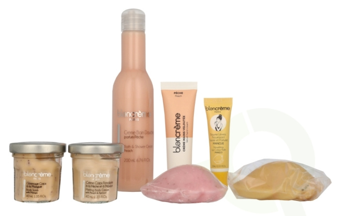 Blancreme Cristal Mango Peach Set 460 ml 10ml/30ml/70gr/70gr/200ml/40ml/40ml in de groep BEAUTY & HEALTH / Cadeausets / Cadeausets voor haar bij TP E-commerce Nordic AB (D03135)