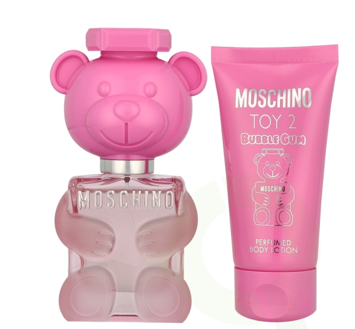 Moschino Toy 2 Bubble Gum Giftset 80 ml Edt Spray 30ml/Body Lotion 50ml in de groep BEAUTY & HEALTH / Cadeausets / Cadeausets voor haar bij TP E-commerce Nordic AB (D03150)