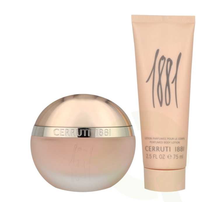 Cerruti 1881 Pour Femme Giftset 125 ml Edt Spray 50ml/Body Milk 75ml in de groep BEAUTY & HEALTH / Cadeausets / Cadeausets voor haar bij TP E-commerce Nordic AB (D03172)