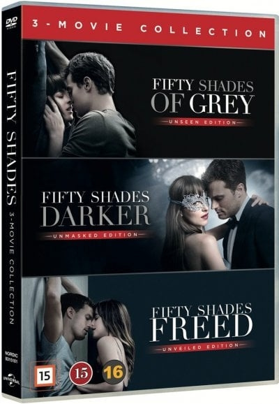 Fifty Shades Trilogy Box Set - DVD in de groep HOME ELECTRONICS / Audio & Beeld / TV & Accessoires / Films / DVD bij TP E-commerce Nordic AB (D03197)