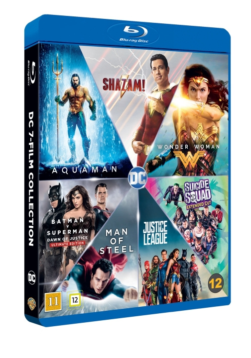 DC Comics 7-Film Collection in de groep HOME ELECTRONICS / Audio & Beeld / TV & Accessoires / Films / Blu-ray bij TP E-commerce Nordic AB (D03228)