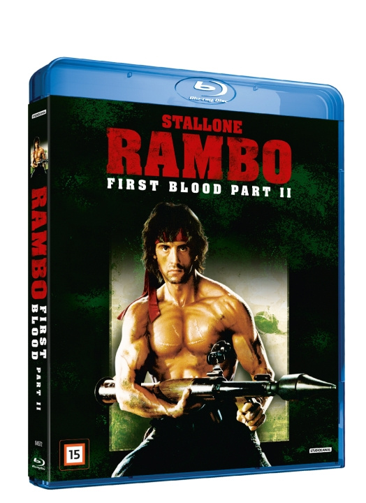 Rambo 2: First Blood Part 2 - Blu ray in de groep HOME ELECTRONICS / Audio & Beeld / TV & Accessoires / Films / Blu-ray bij TP E-commerce Nordic AB (D03229)