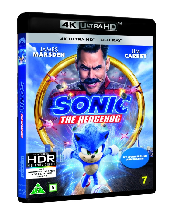 Sonic the Hedgehog in de groep HOME ELECTRONICS / Audio & Beeld / TV & Accessoires / Films / Blu-ray bij TP E-commerce Nordic AB (D03255)