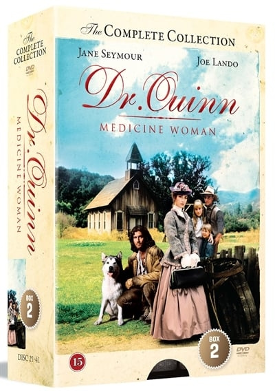 DR.QUINN MEDICINE WOMAN COLLECTION BOX 2 DVD - SEASON 4-5-6 AND MOVIES in de groep HOME ELECTRONICS / Audio & Beeld / TV & Accessoires / Films / DVD bij TP E-commerce Nordic AB (D03337)