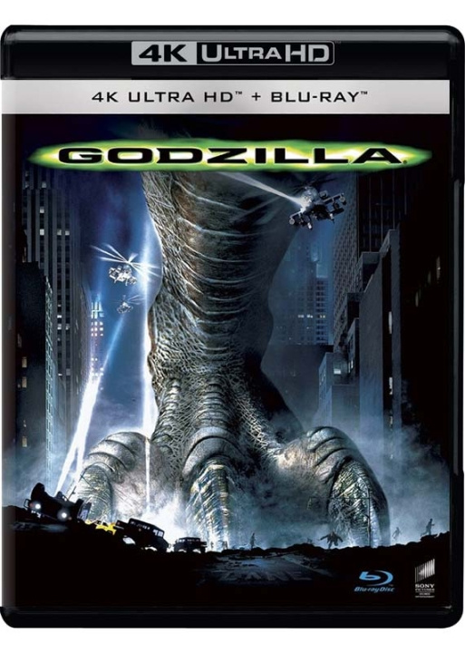 Godzilla (1998) (4K Uhd+Blu ray) in de groep HOME ELECTRONICS / Audio & Beeld / TV & Accessoires / Films / Blu-ray bij TP E-commerce Nordic AB (D03489)