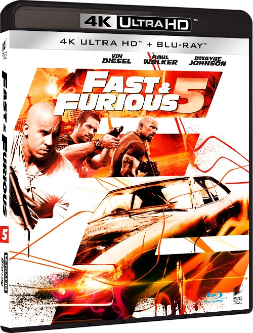 Fast & Furious 5 - 4k Uhd+ Blu ray in de groep HOME ELECTRONICS / Audio & Beeld / TV & Accessoires / Films / Blu-ray bij TP E-commerce Nordic AB (D03491)