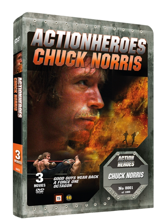 CHUCK NORRIS - ACTION HEROES in de groep HOME ELECTRONICS / Audio & Beeld / TV & Accessoires / Films / DVD bij TP E-commerce Nordic AB (D03500)