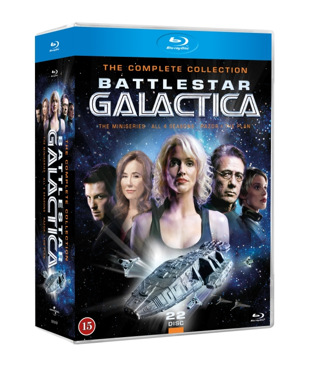 Battlestar Galactica Complete Collection BD in de groep HOME ELECTRONICS / Audio & Beeld / TV & Accessoires / Films / Blu-ray bij TP E-commerce Nordic AB (D03512)